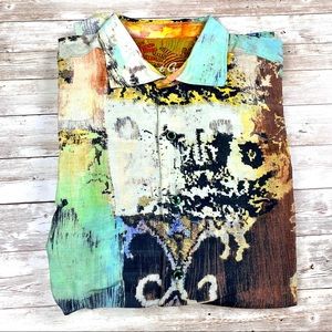 Sold. Robert graham men’s button front shirt